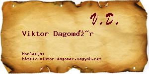 Viktor Dagomér névjegykártya